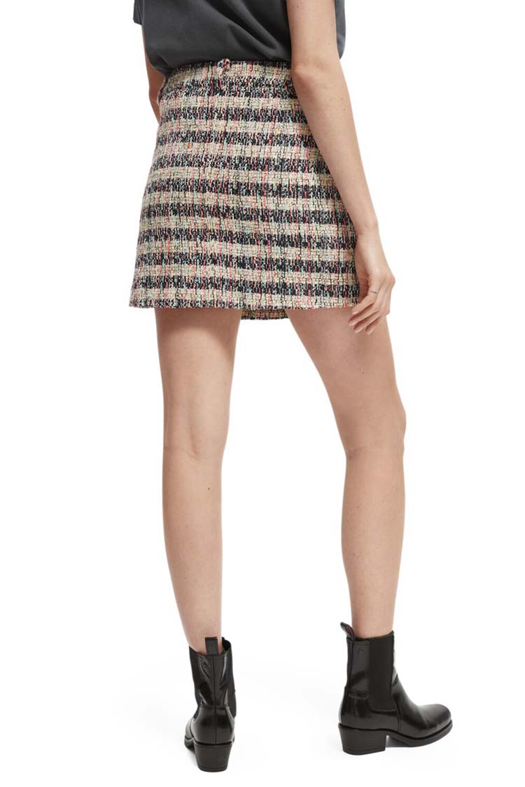 Special Tweed Mini Skirt in Combo T | FINAL SALE