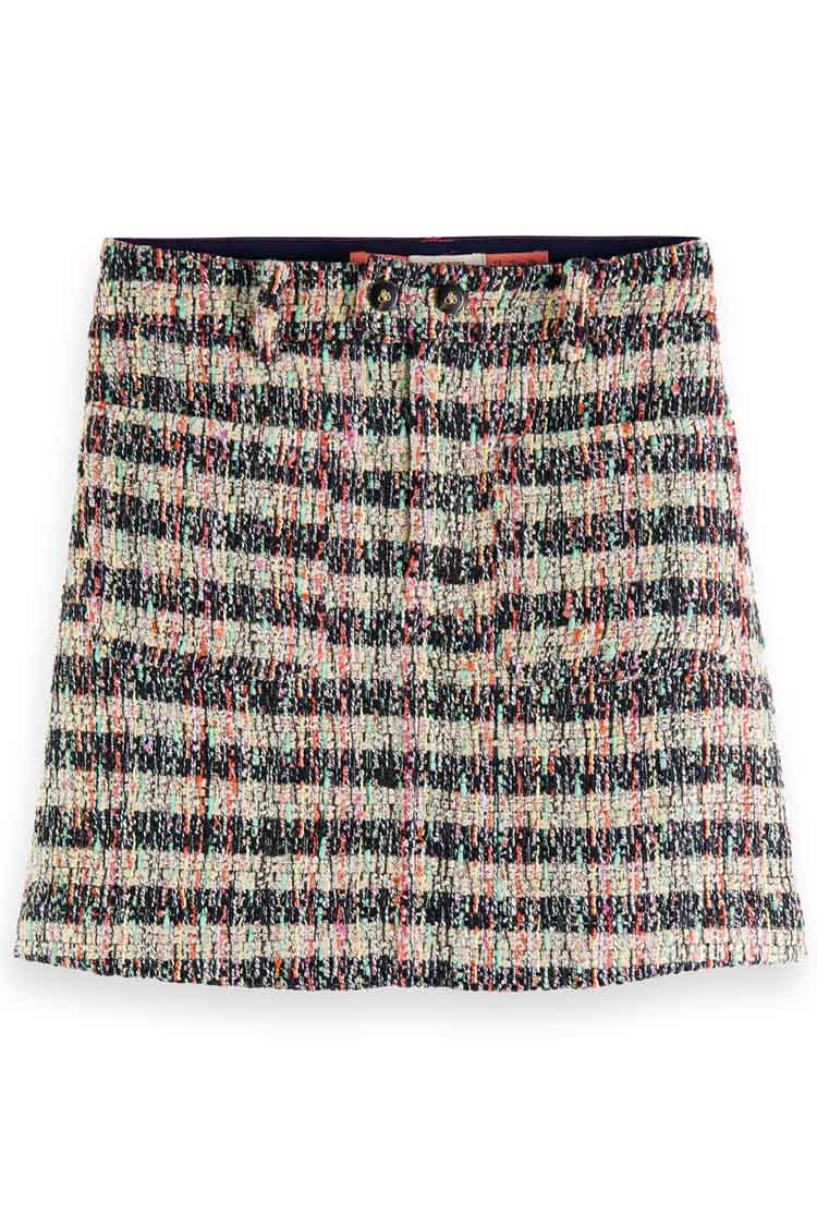 Special Tweed Mini Skirt in Combo T | FINAL SALE
