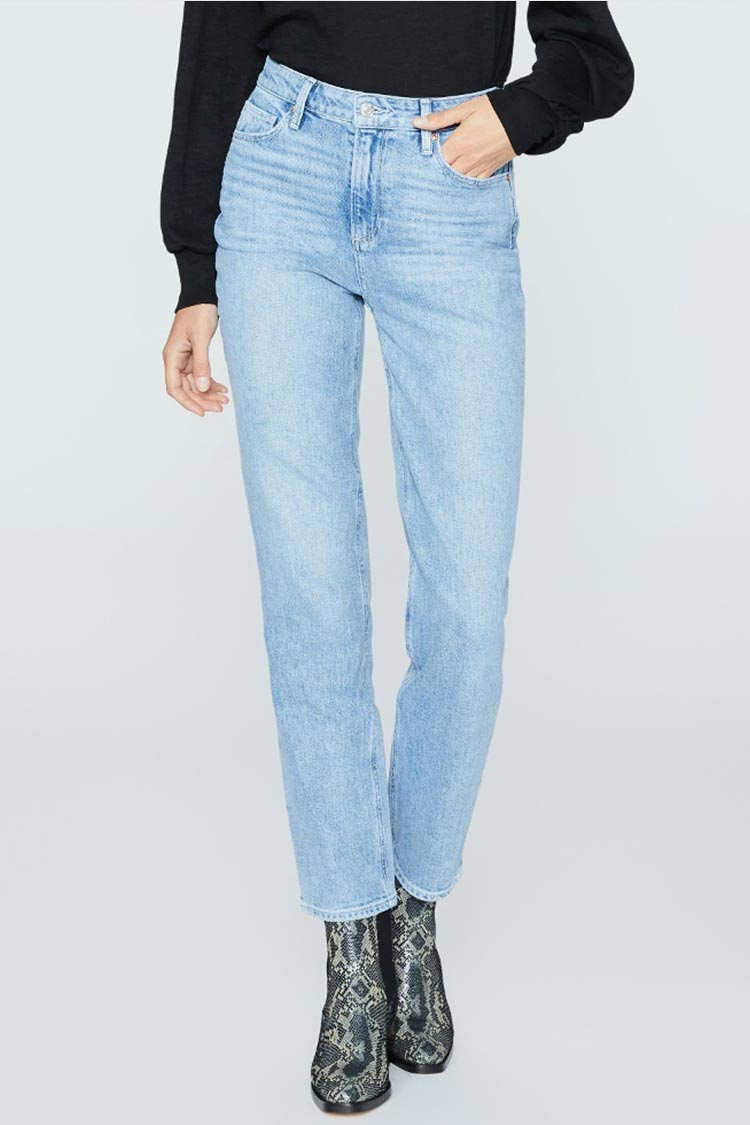 Stella Straight Jeans w Seamed Belt Loops - Everlong