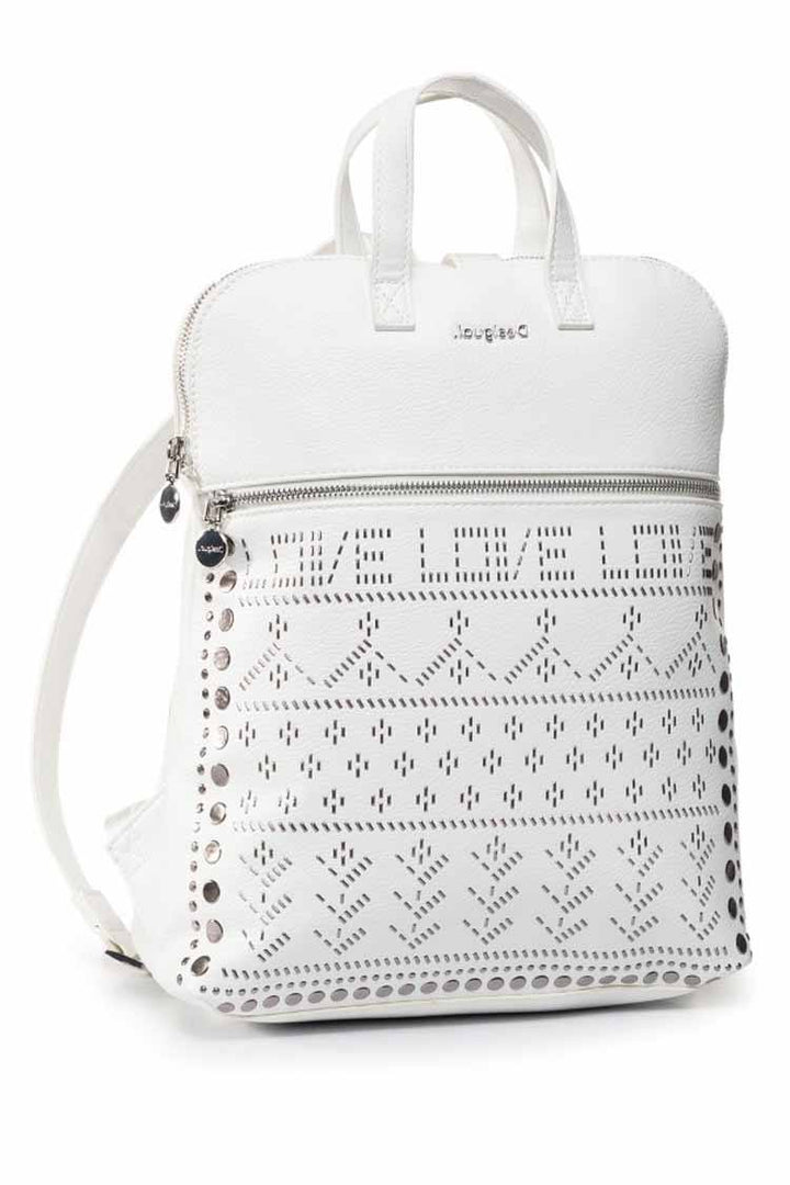 Studded Faxu Leather Backpack Accessories Desigual 