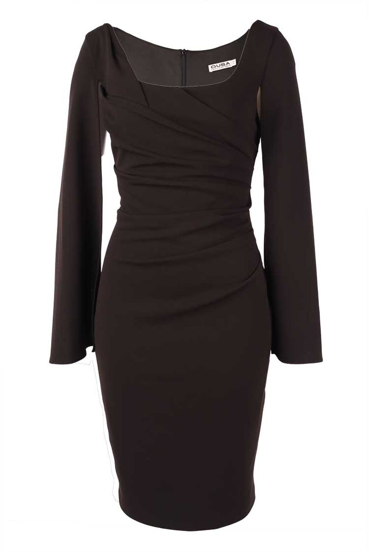 Suzy Split Sleeve Dress in Black