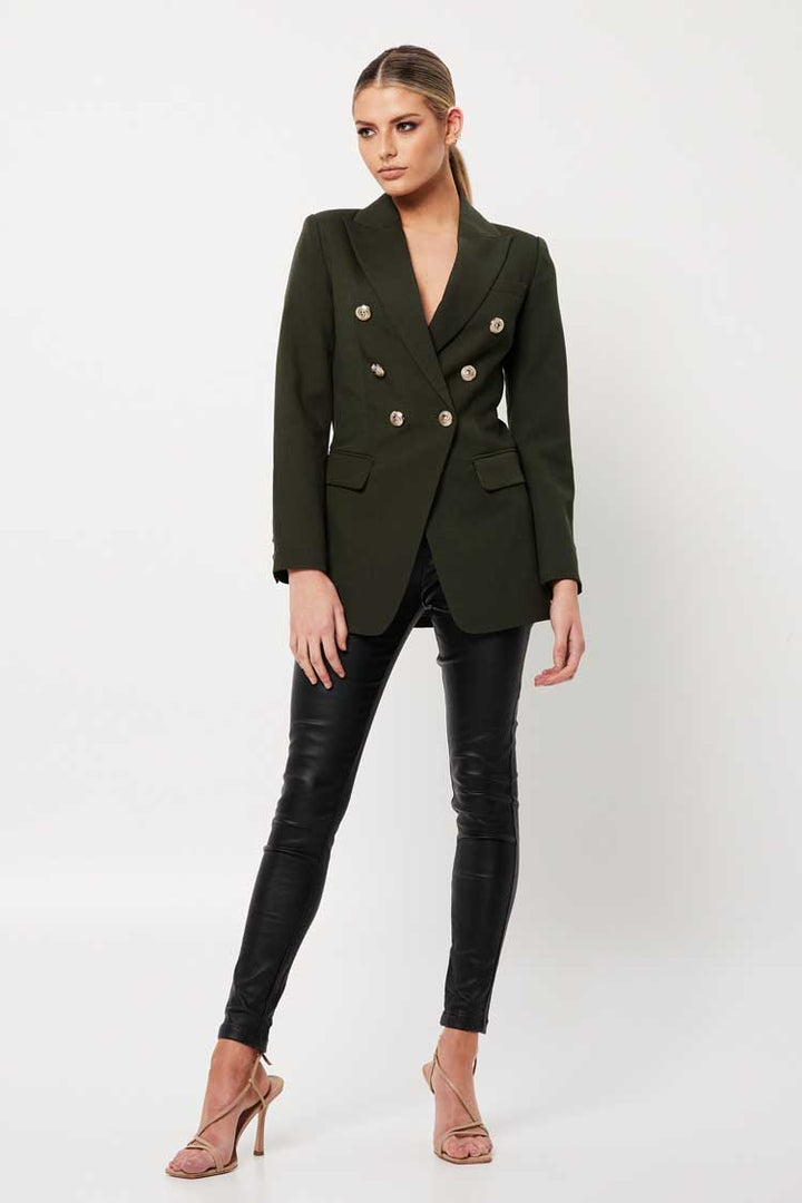 Signature Blazer in Khaki