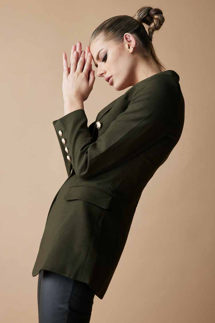 Signature Blazer in Khaki