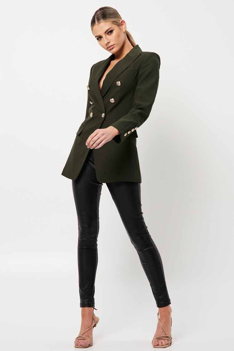 Signature Blazer in Khaki