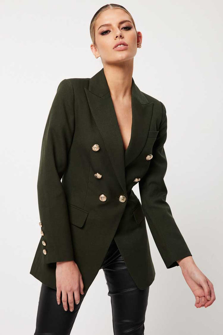 Signature Blazer in Khaki