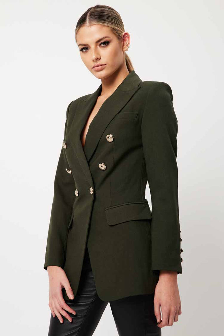Signature Blazer in Khaki