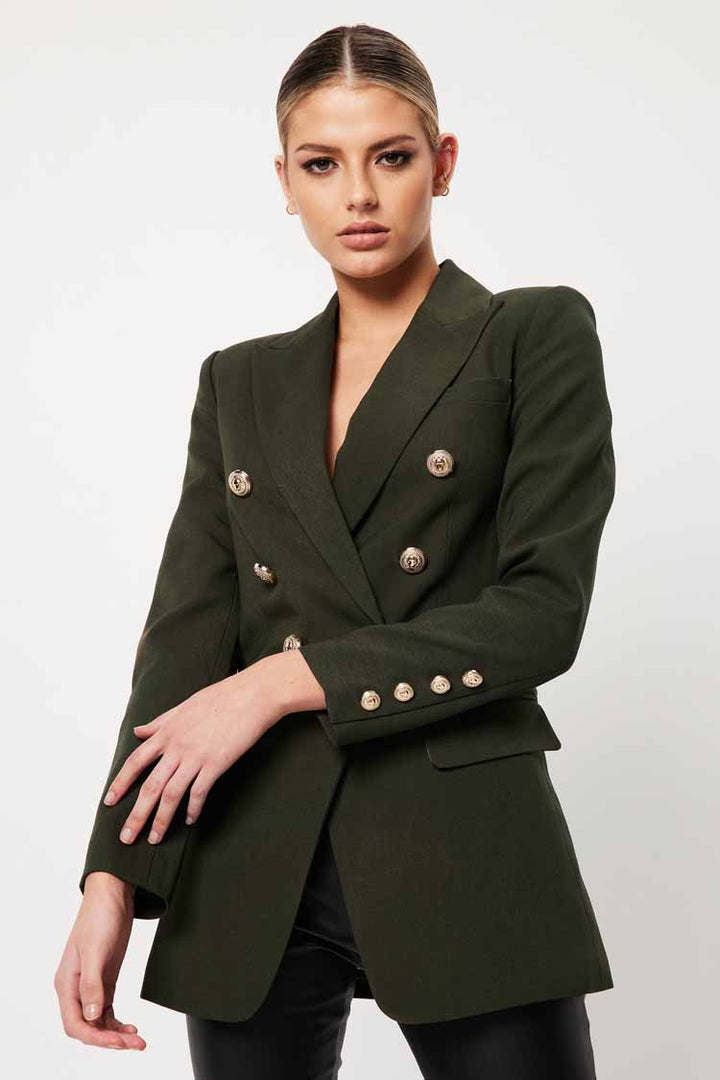 Signature Blazer in Khaki