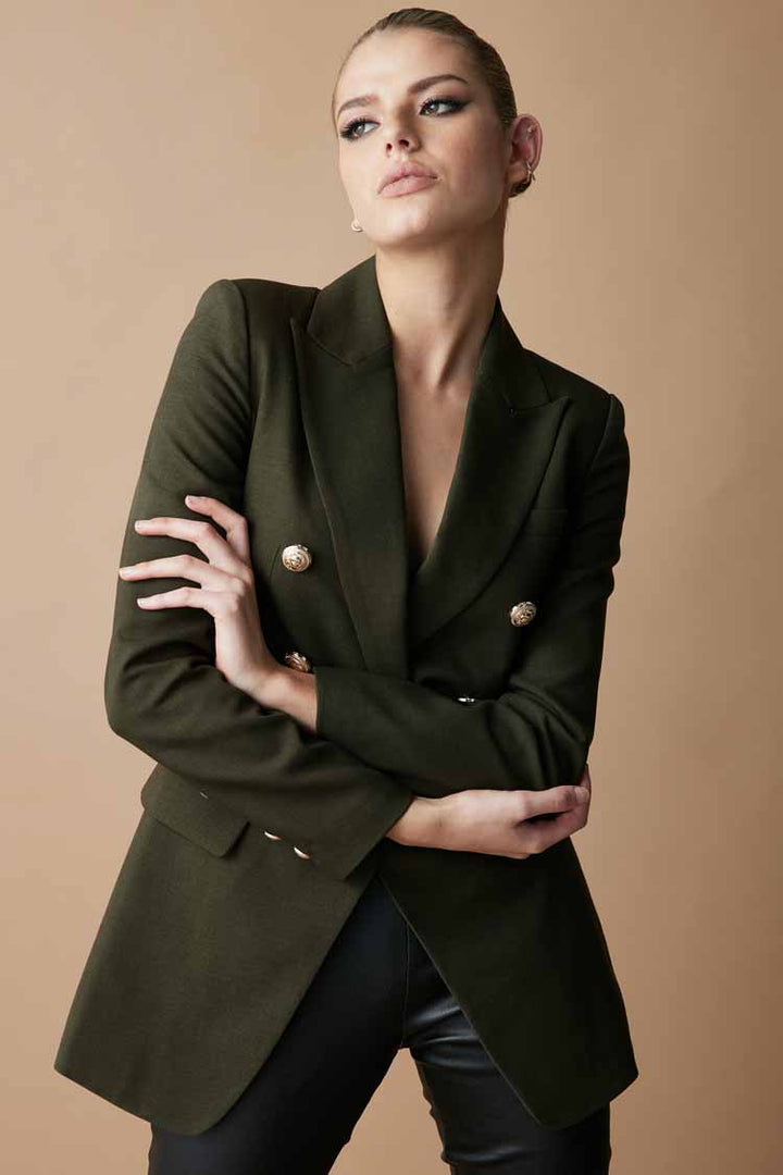 Signature Blazer in Khaki