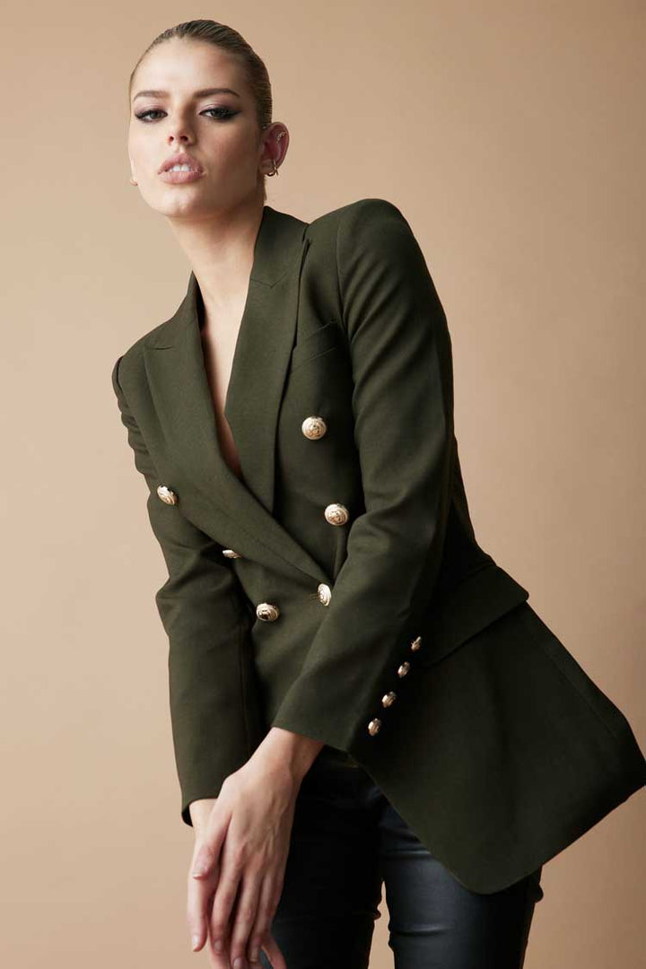 Signature Blazer in Khaki