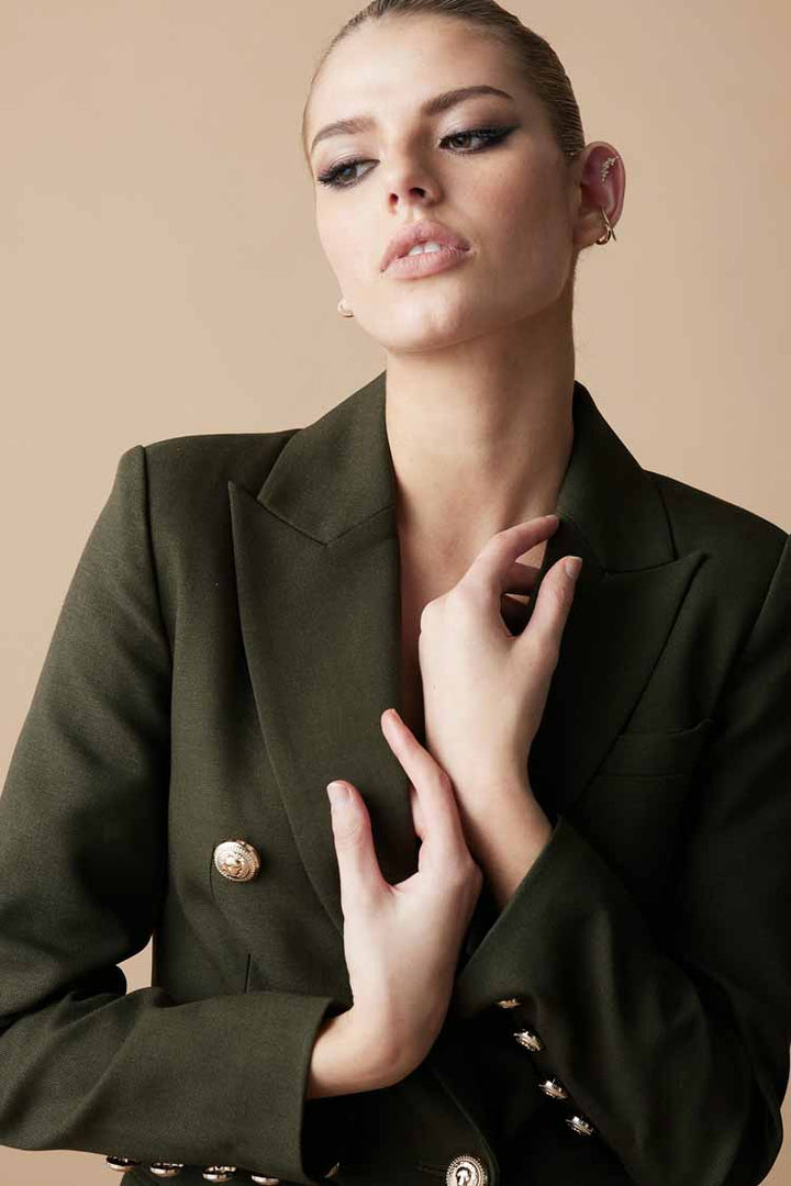 Signature Blazer in Khaki