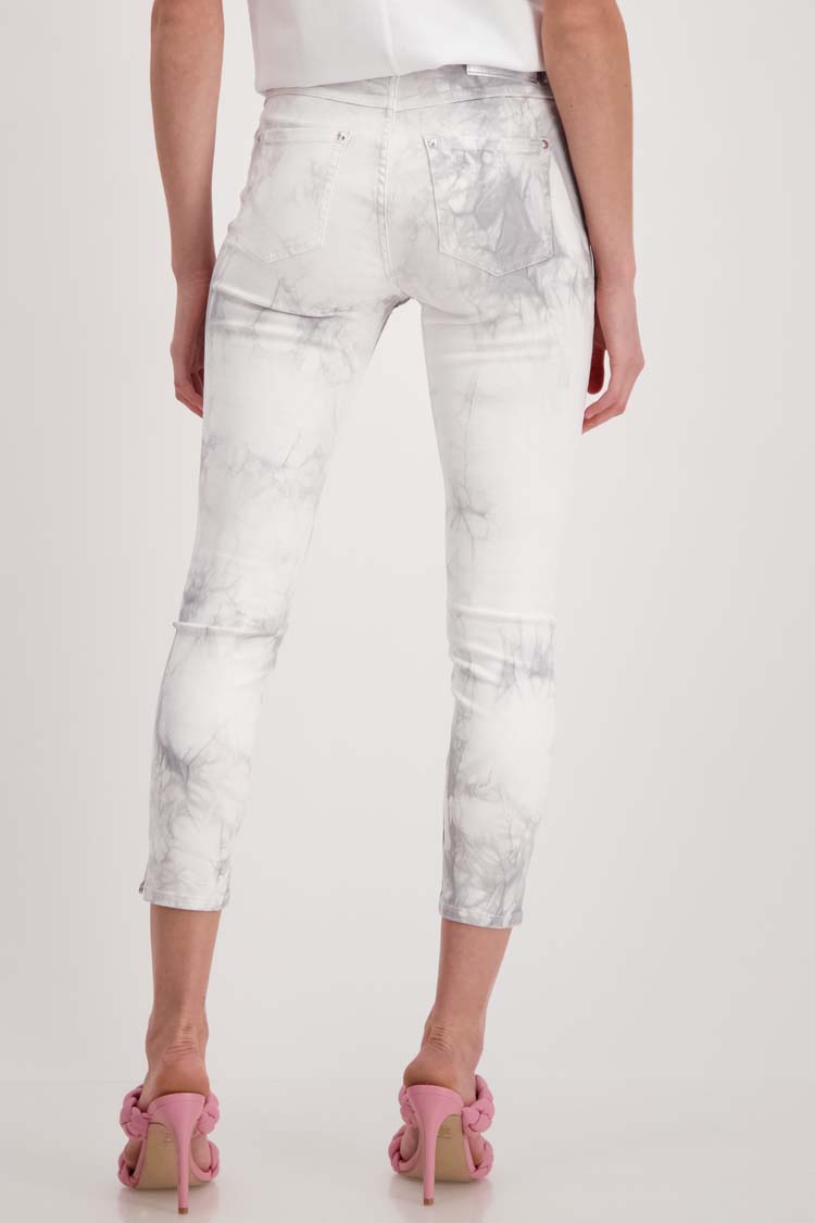 Tie-dye Pattern Jeans in Cloud | FINAL SALE