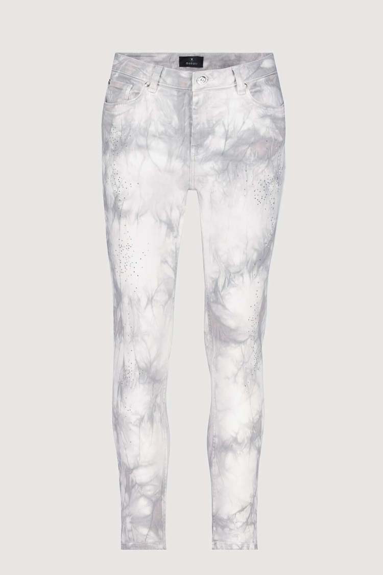 Tie-dye Pattern Jeans in Cloud | FINAL SALE