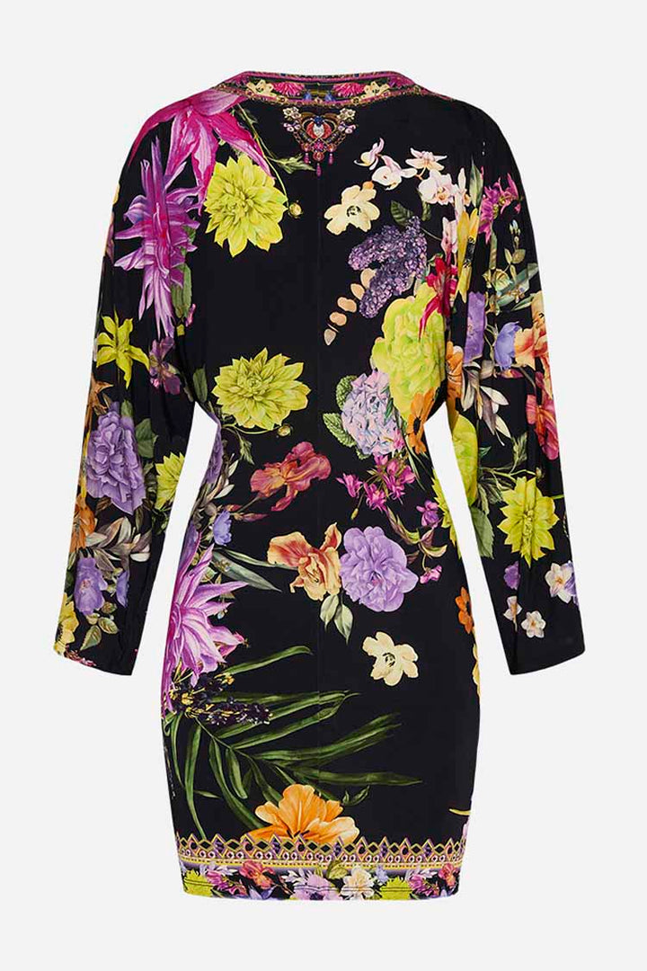 Twist Front Mini Dress in Peace Be With You