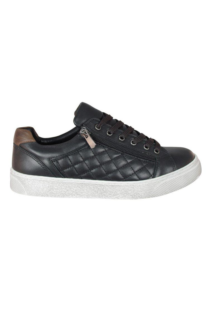 Upside Padded Sneaker in Black