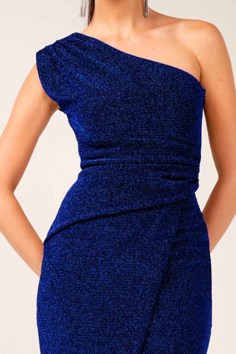 Valedictory Dress in Sapphire