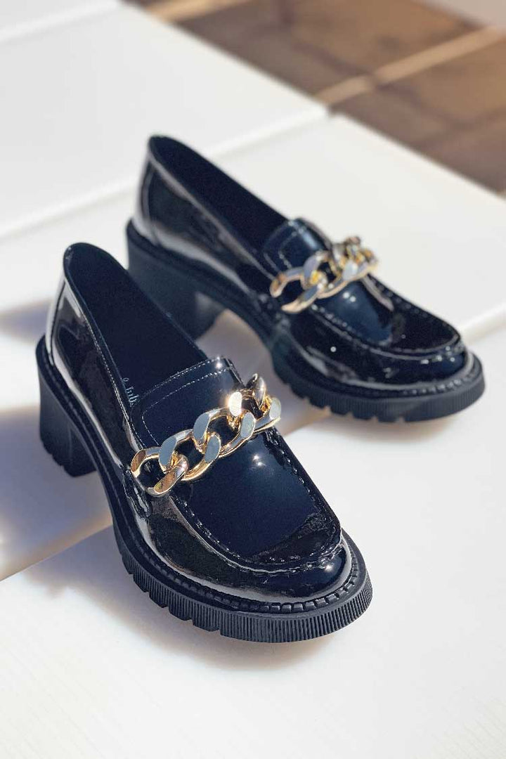 Zusak Patent Leather Heel | FINAL SALE