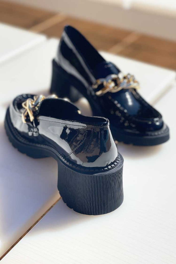 Zusak Patent Leather Heel | FINAL SALE