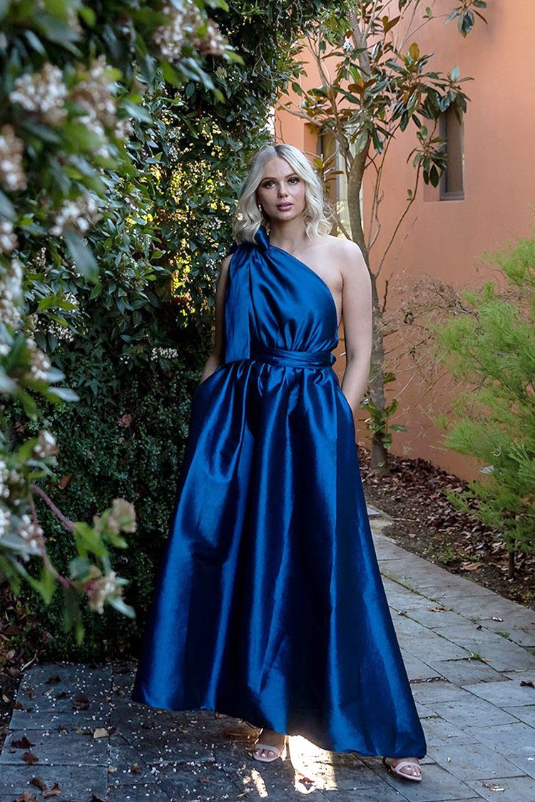 Jacinta Bubble Gown in Liberty Blue Frockaholics at Momento Dezigns Jacinta Bubble Gown in Liberty Blue Frockaholics at Momento Dezigns