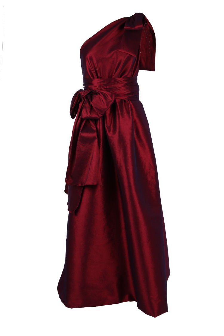 Jacinta Bubble Gown in Ruby Dresses Lucy Laurita - Leiela 