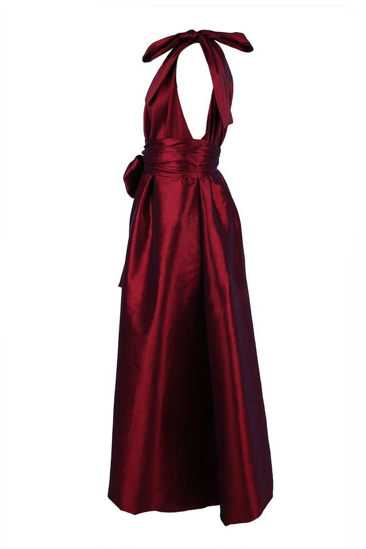 Jacinta Bubble Gown in Ruby Dresses Lucy Laurita - Leiela 