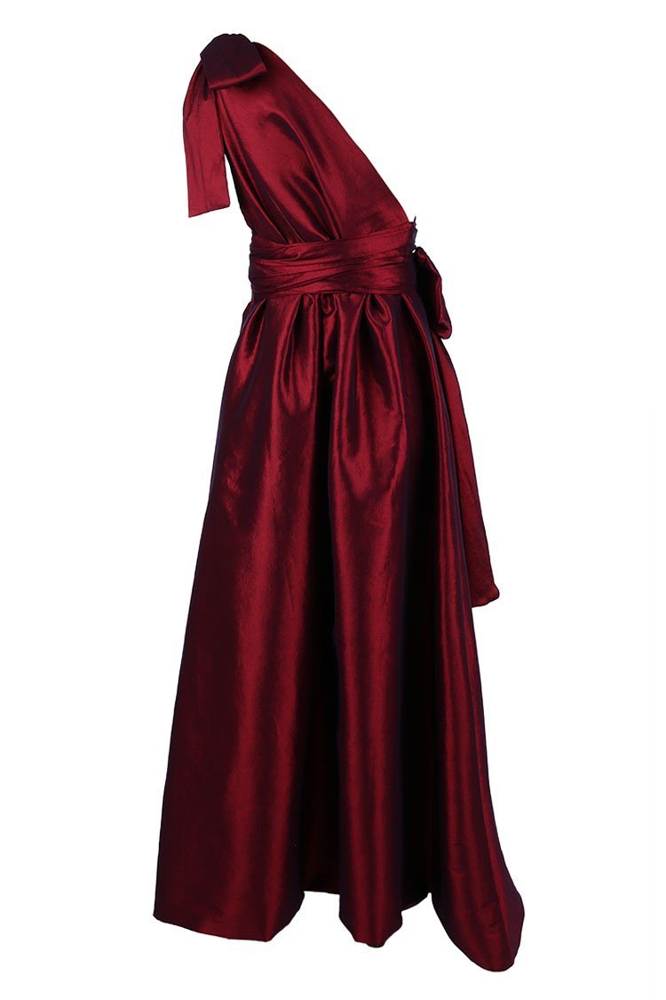 Jacinta Bubble Gown in Ruby Dresses Lucy Laurita - Leiela 