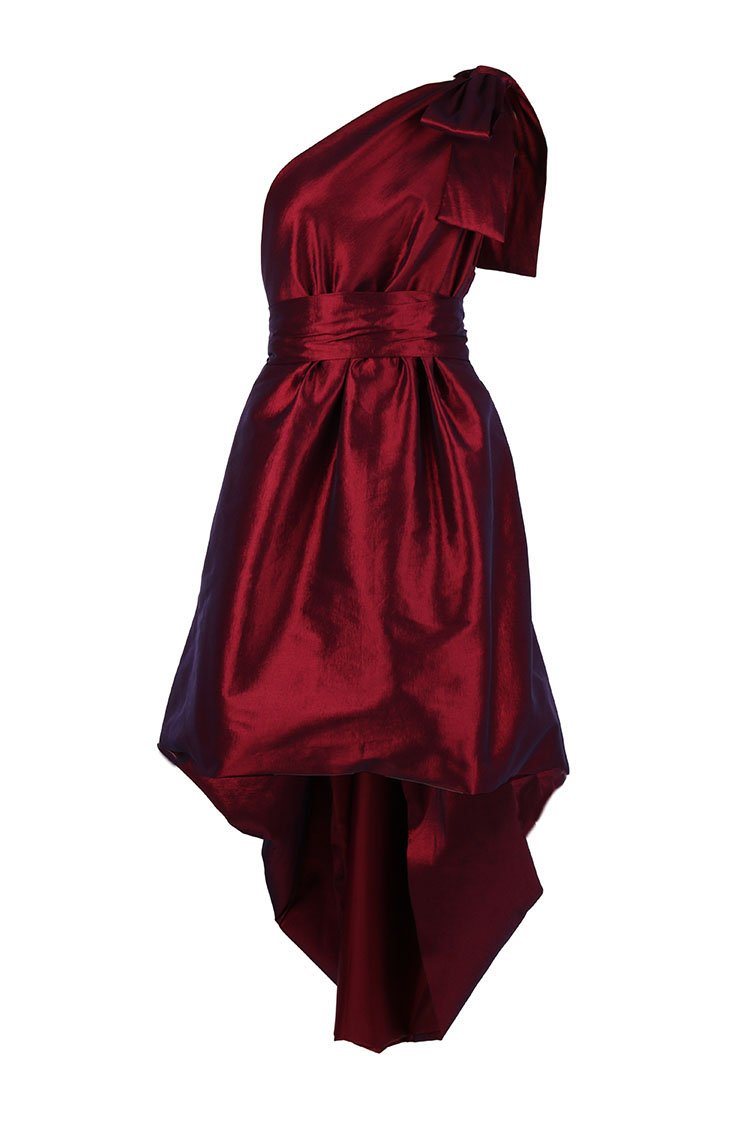 Jacinta Bubble Gown in Ruby Dresses Lucy Laurita - Leiela 