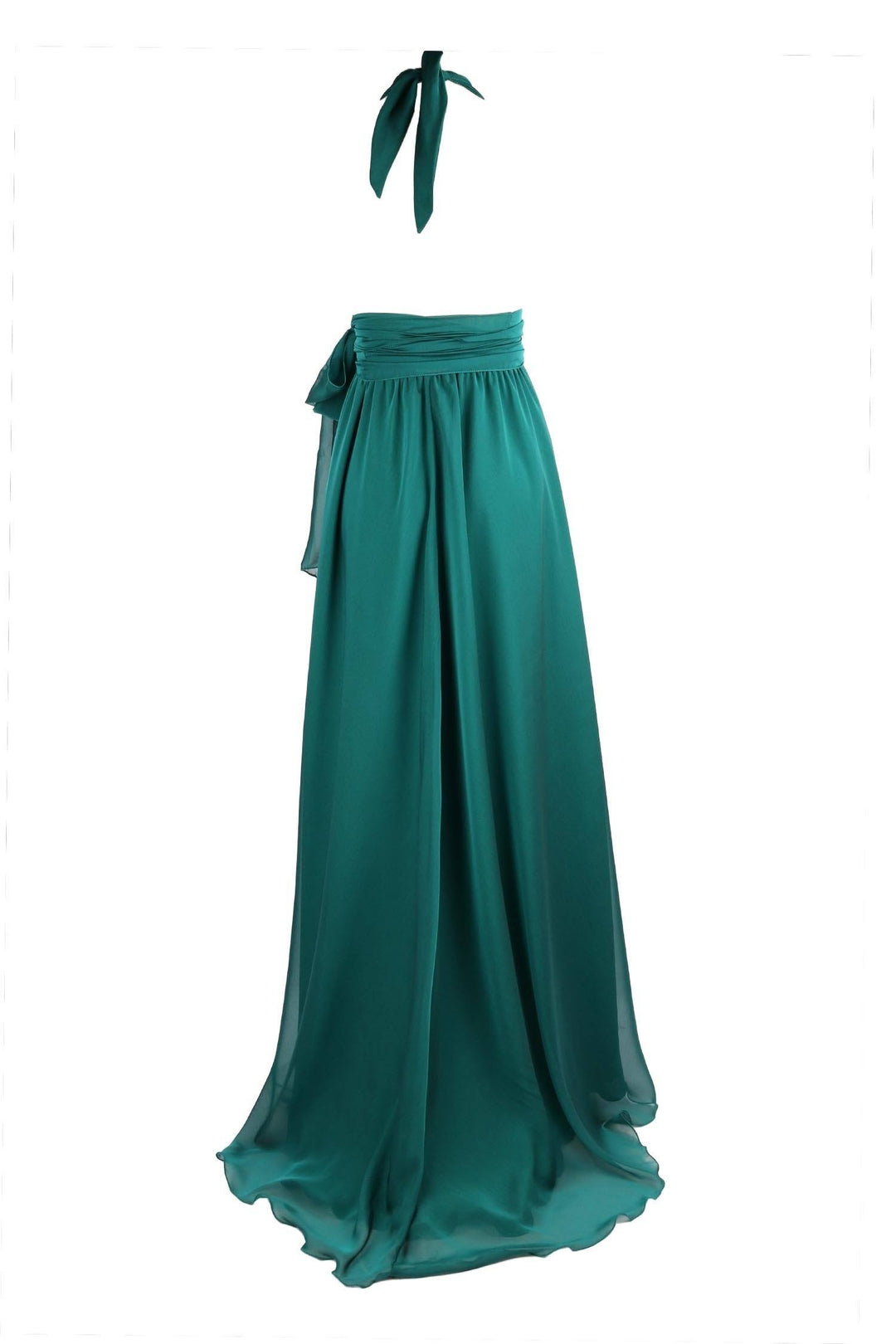 Alida Gown in Emerald | Chiffon Dresses Lucy Laurita - Leiela 