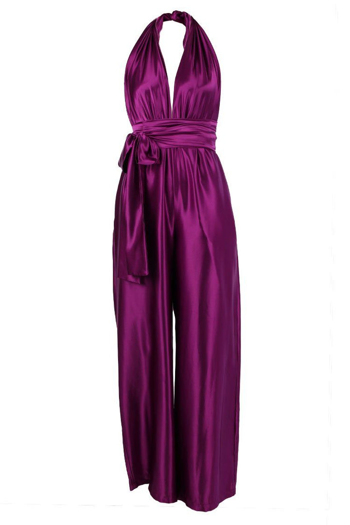 Halter Jumpsuit Jumpsuit / Playsuit Lucy Laurita - Leiela 