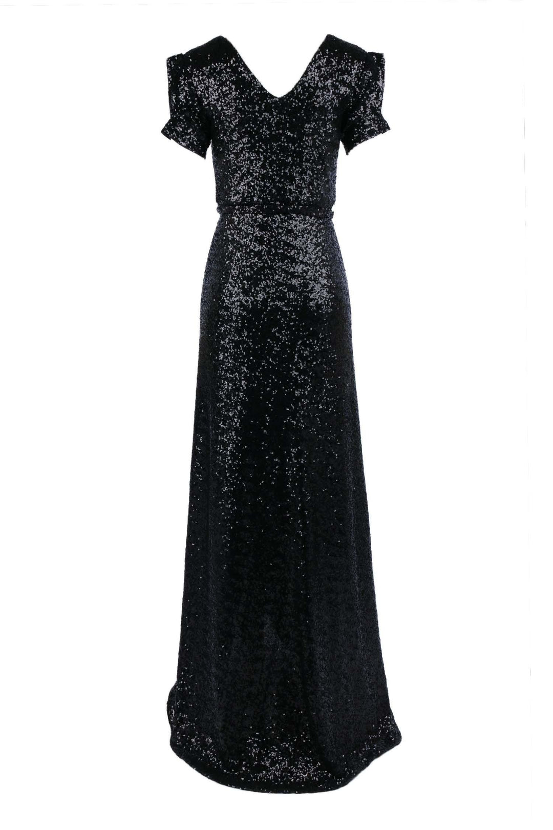 Viva Gown in Black Sequin Dresses Lucy Laurita - Leiela 
