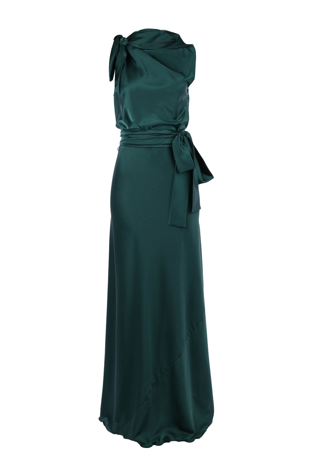 Camilla in Bottle Green Dresses Lucy Laurita - Leiela 