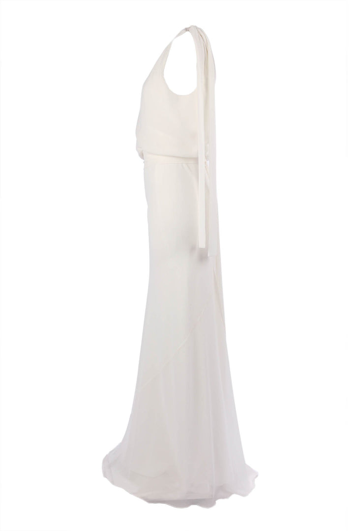 Chiara Gown in Ivory D/L Dresses Lucy Laurita - Leiela 