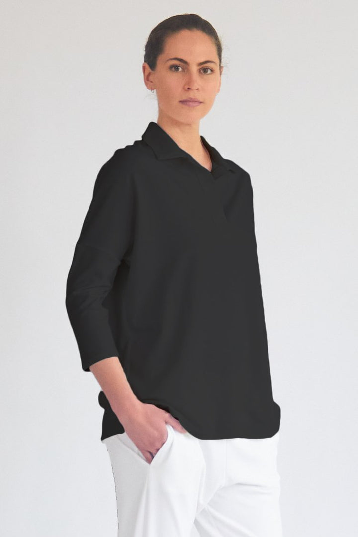 Ace Sweater in Black Tops Mela Purdie 