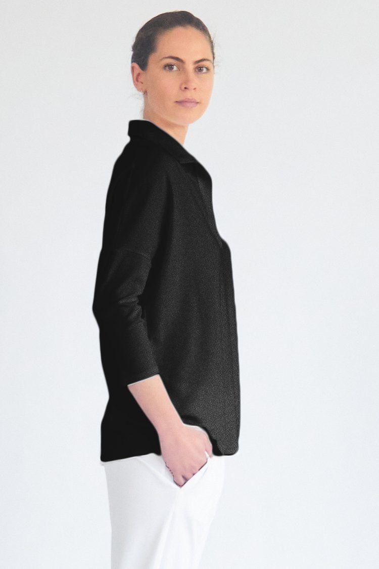 Ace Sweater in Black Tops Mela Purdie 