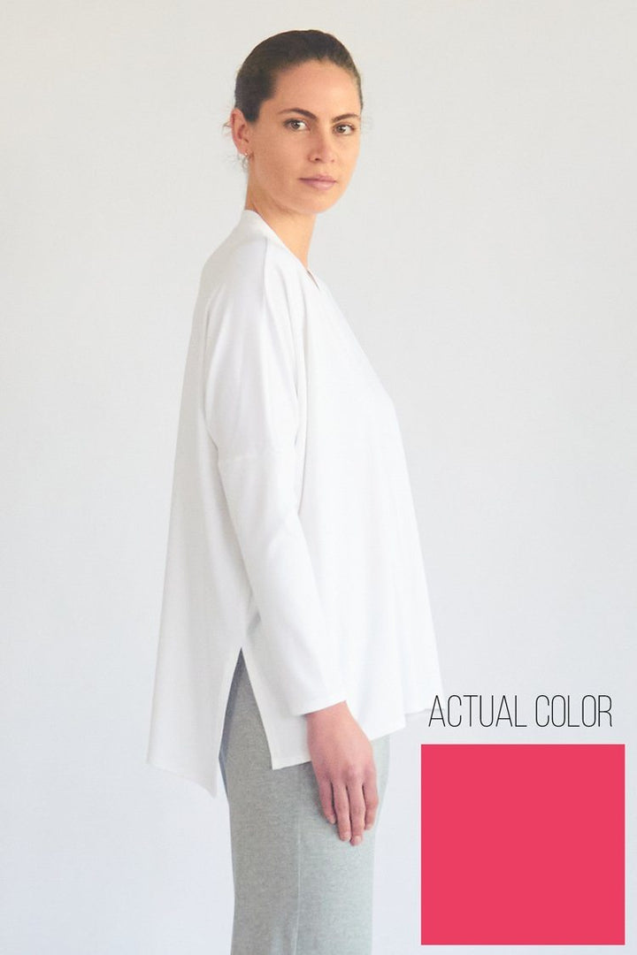 Energy Sweater in Guava Tops Mela Purdie 