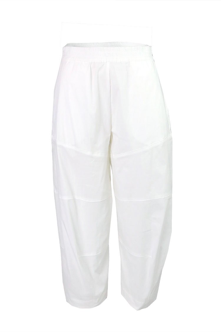 Cropped Tuscan Pant in White Bottoms Mela Purdie 