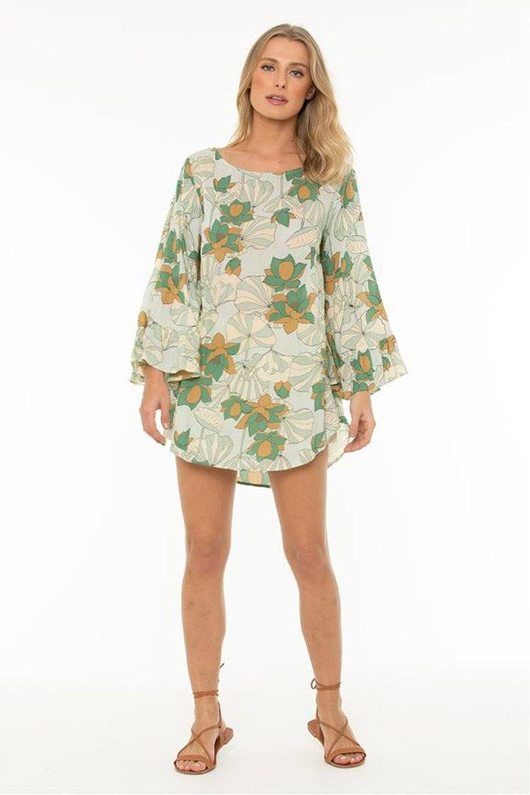 Pearl Tunic in Poet Green | FINAL SALE Tops Totem 