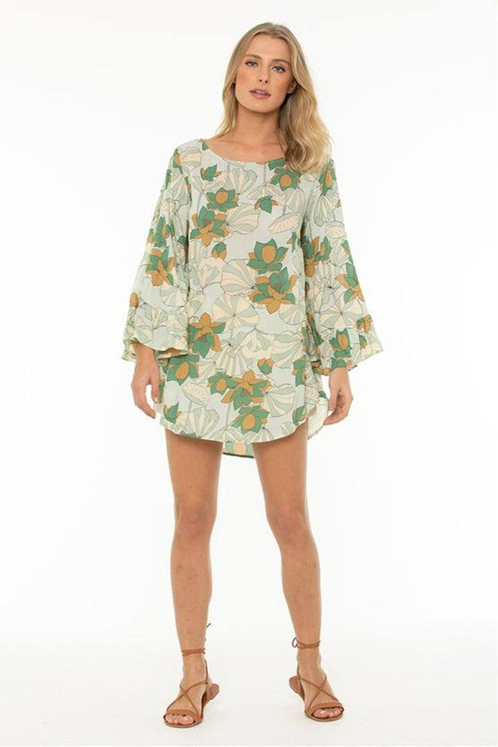 Pearl Tunic in Poet Green | FINAL SALE Tops Totem 