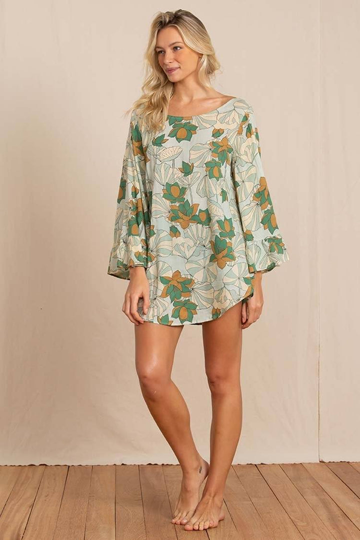 Pearl Tunic in Poet Green | FINAL SALE Tops Totem 